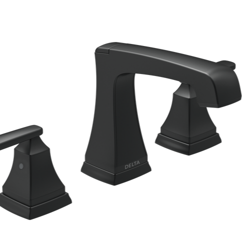 ashlyn black matte widespread sink fixture