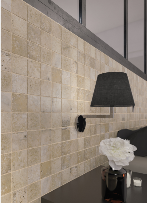 esedra delfi used as a backsplash