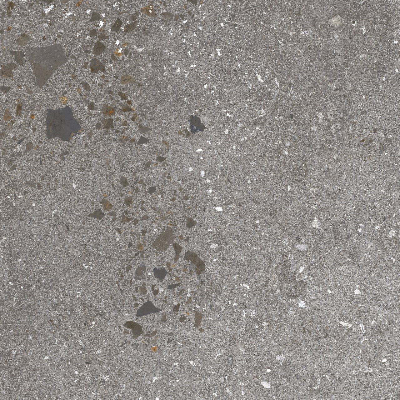This is a sample piece of tile in the color clay