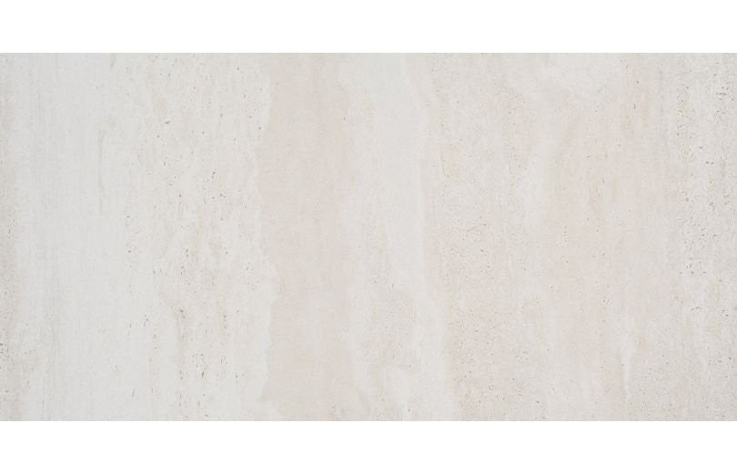 This is an up-close image of the tile rocca di roma in the color ivory