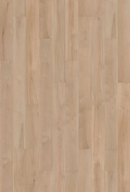 This is an up-close image of the laminate flooring watershed, in the color mississippi maple
