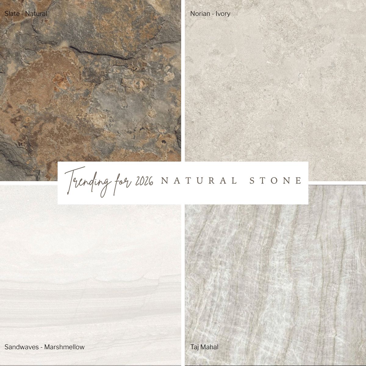 Natural Stone Tile Trends for 2026: Timeless Beauty with Modern Performance