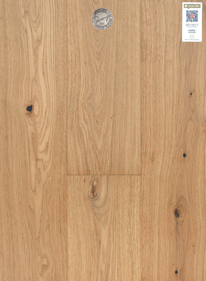 Hardwood flooring by Provenza in the color cameo which is apart of the Affinity collection