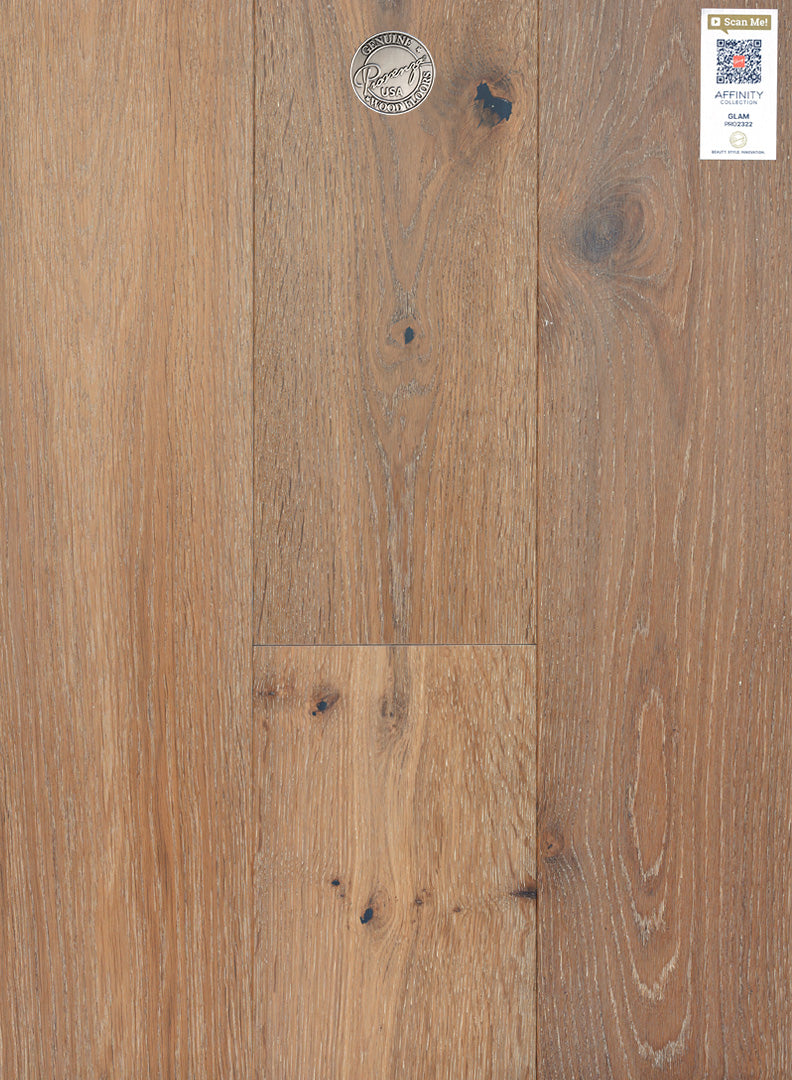 Hardwood flooring by Provenza in the color glam which is apart of the Affinity collection