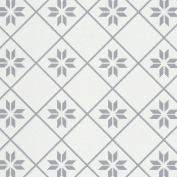 Geometry 10x10 - Petal Gray Tile