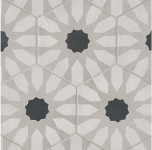 Allora 8.5x10 Fiore Hexagon Tile