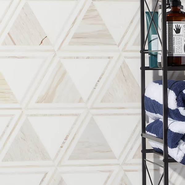 Angolo Thassos Sabbia Polished Marble