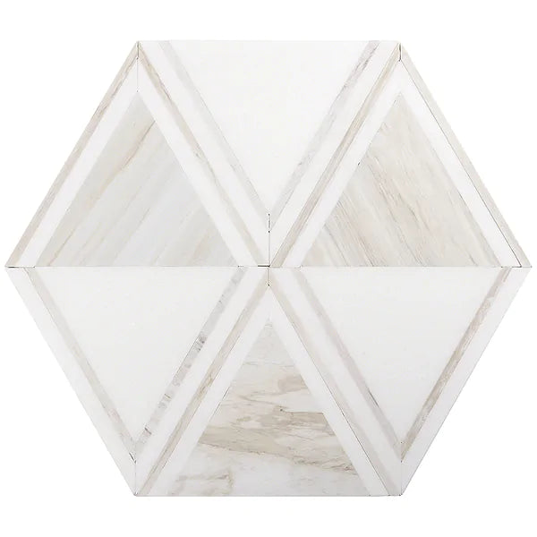 Angolo Thassos Sabbia Polished Marble
