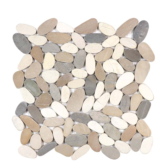 island flat pebbles sample in the color harmony